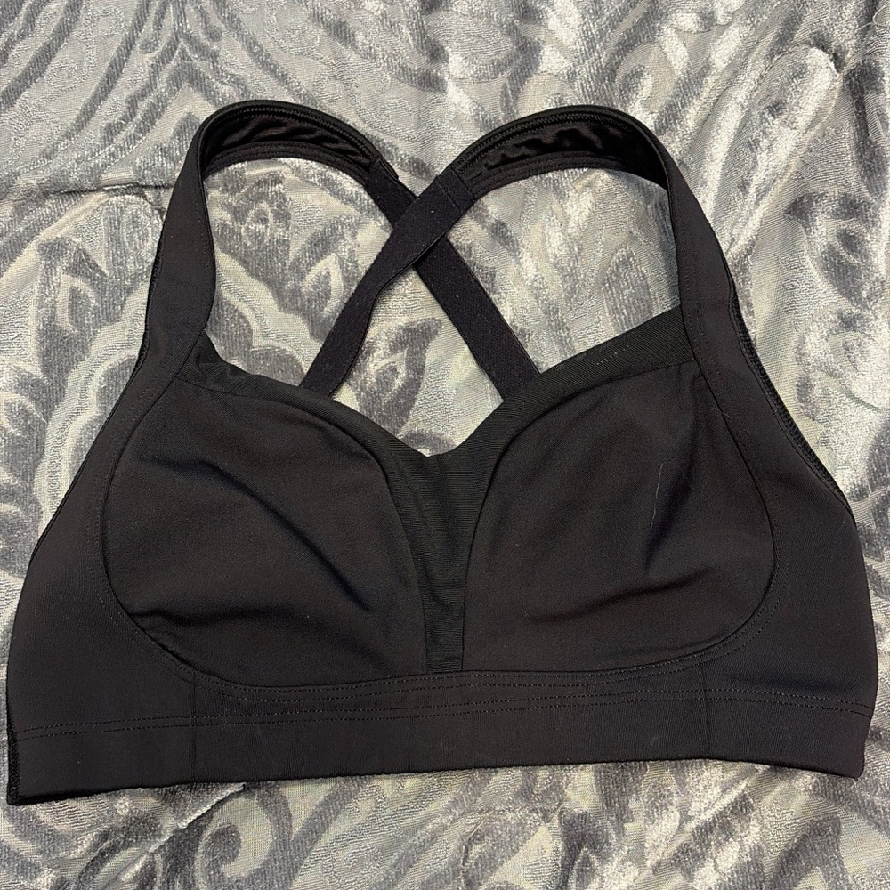 Lululemon Athletica Black Cross-Back Sports Bra - Picture 1 of 2